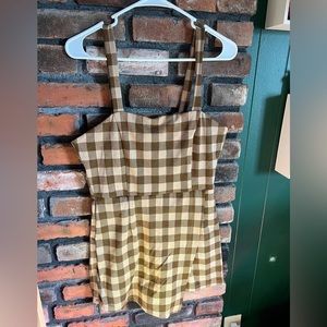 Forever 21 romper size large plaid